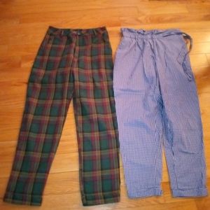Lot of 2 Women's Zara Basic and Shein Plaid Pants - Size Small